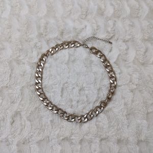 Vintage Gold Chain Chocker Style Necklace